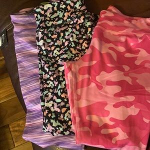 3 pair Girls legging